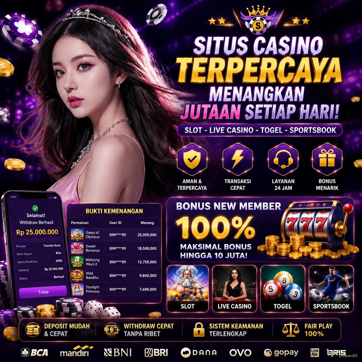 pisan88 Platform Game Terpercaya untuk Pemain Indonesia